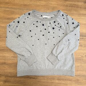 Billy T Stars Stardust Galaxy Print Crewneck Cotton Sweatshirt Small